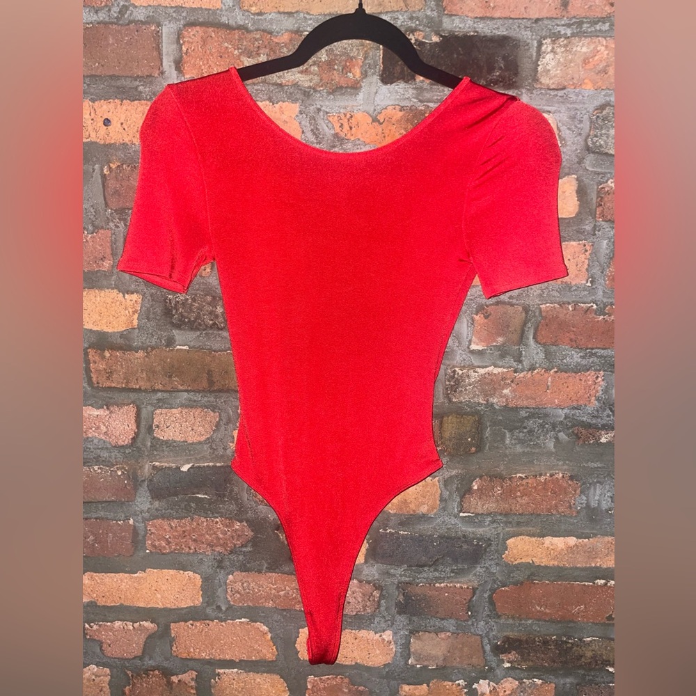 Urban Outfitters Red Bodysuit